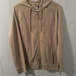 All in Motion Beige Zip-Up Jacket